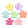 Flower Food Grade Silicone Focal Beads SIL-A011-02B-1