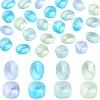 30Pcs 2 Styles Frosted Glass Rhinestone Cabochons FIND-PH0021-95-1