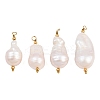 Natural Baroque Keshi Pearl Pendants PA-CBA0A45-06G-1
