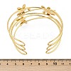304 Stainless Steel Cuff Bangles BJEW-M082-02G-4