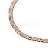 Ion Plating(IP) 304 Stainless Steel Herringbone Chain Necklace NJEW-D045-10G-2