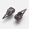 Brass Micro Pave Grade AAA Cubic Zirconia Beads ZIRC-P043-05B-NR-1