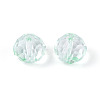 Baking Paint Transparent Glass Beads X1-GLAA-N011-10mm-07-2