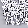 Opaque Acrylic Beads SACR-Q001-09B-1