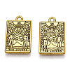 Rack Plating Alloy Pendants PALLOY-WH0103-04E-AG-1