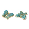 304 Stainless Steel Enamel Pendants LS-STAS-K256-04G-03-2