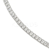 Rack Plating Brass Pave Clear Cubic Zirconia Round Ball Choker Necklaces NJEW-A031-02-02P-3