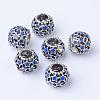 Alloy Enamel European Beads MPDL-T001-01C-1
