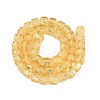 Handmade Foil Glass Beads Strands FOIL-Q002-04H-2