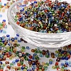 8/0 Glass Seed Beads SEED-A005-3mm-1