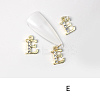 Alloy Rhinestone Cabochons MRMJ-T056-93G-E-1
