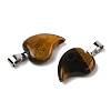 Natural Tiger Eye Pendants G-B127-11P-06-3