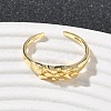 Brass Cuff Rings for Women RJEW-Z111-03G-2