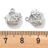 Brass Micro Pave Cubic Zirconia Pendants KK-M102-44P-3