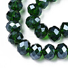 Electroplate Glass Beads Strands EGLA-A034-T8mm-A31-2