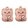 Printed Alloy Pendants ENAM-L042-07G-04-2