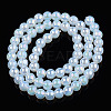 Electroplate Transparent Glass Beads Strands LS-GLAA-T032-T6mm-AB14-3