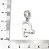 Brass European Dangle Charms LS-KK-Z097-01G-GP-3