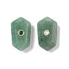 Natural & Synthetic Mixed Gemstone Faceted Pendants G-B151-02-2