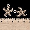 Spray Painted Opaque Acrylic Pendants ACRP-F003-03P-3