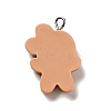 Christmas Opaque Resin Pendants X-RESI-G043-B09-3