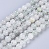Natural Green Rutilated Quartz Beads Strands G-R475-013B-1