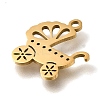 201 Stainless Steel Pendants STAS-R136-27G-2