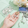 30Pcs Iron Alligator Hair Clip Findings IFIN-SC0001-70-3