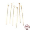 925 Sterling Silver Flat Head Pins STER-M117-03E-G-1