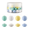 80Pcs 8 Style Food Grade Eco-Friendly Silicone Beads SIL-TA0001-03-1