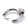 304 Stainless Steel Hoop Earrings LS-STAS-B030-02-2