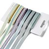 18 Yards 6 Styles Polyester Ribbon SRIB-Q022-F09-1