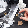 4Pcs 2 Style Quartz Crystal Drawer Knobs FIND-FH0002-85-3
