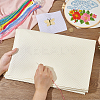 Cotton Solid Colored Cross Stitch Fabric DIY-WH0578-35B-02-3