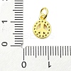 Brass Micro Pave Cubic Zirconia Pendants KK-H475-29A-01G-3