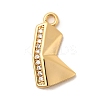 Brass Micro Pave Cubic Zirconia Pendants KK-C117-12G-K-1