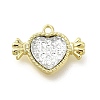 Transparent Clear Resin Rhinestone Charms FIND-B015-01B-LG-1