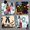 Polyester Big Bowknot for Christmas Decoration HJEW-WH0063-006C-5