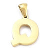 Ion Plating(IP) 316L Surgical Stainless Steel Pendants STAS-Q247-01G-17-2