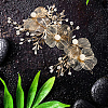 Alloy with Plastic Pearl Ornament Accessories FIND-WH20030-11B-G-7
