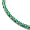 Polyester Cord Braided Bracelet Makings MAK-Z003-01P-22-2