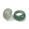 Natural Green Aventurine Finger Rings for Unisex RJEW-C128-01B-4