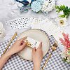 80 Sheets 2 Color Cartoon Animal Meal Stickers DIY-OC0008-67A-3