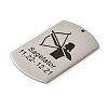 Non-Tarnish 304 Stainless Steel Pendants LS-STAS-C098-01K-P-2