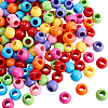 200Pcs Opaque Acrylic Beads SACR-SP0001-35A-1