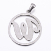 Non-Tarnish 304 Stainless Steel Pendants STAS-K162-076P-2