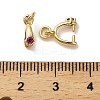 Brass Micro Pave Cubic Zirconia Cup Pearl Peg Bails Pin Pendants KK-S397-06D-3