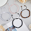 4Pcs 4 Styles I Love You in 100 Languages Projection Bracelets Set BJEW-FI0001-03-7