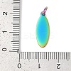Ion Plating(IP) 304 Stainless Steel Stamping Blank Tag Pendants LS-STAS-I311-20B-RC-3