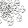SHEGRACE Brass Heart Charms XGR0161P-100P-1